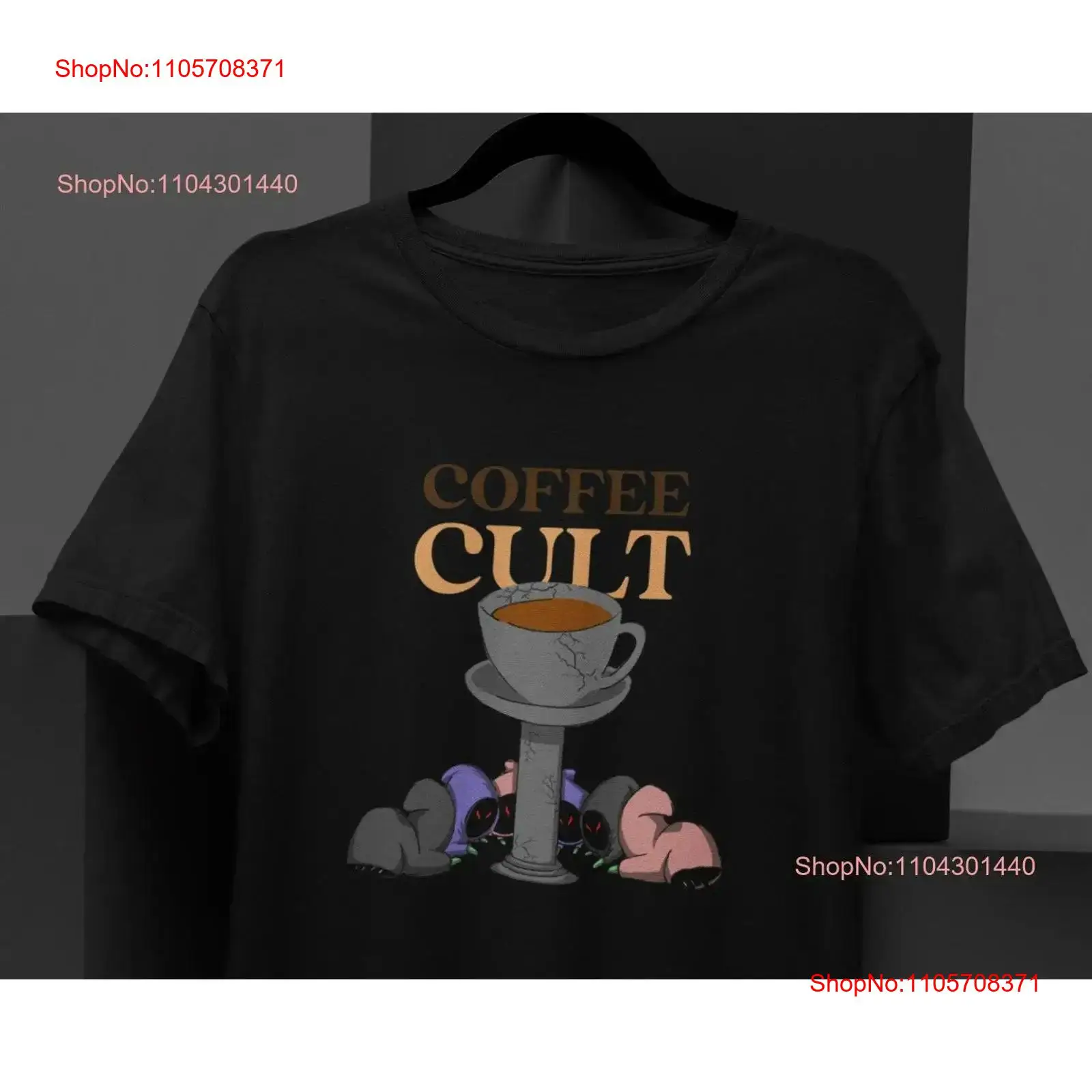 Quirky Vintage Fashion - Maglietta Coffee Cult Divertente e Unica