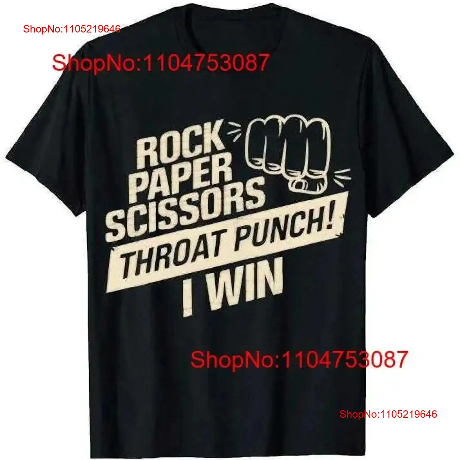 Quirky Vintage Fashion - Rock Paper Scissors Gola Punch T