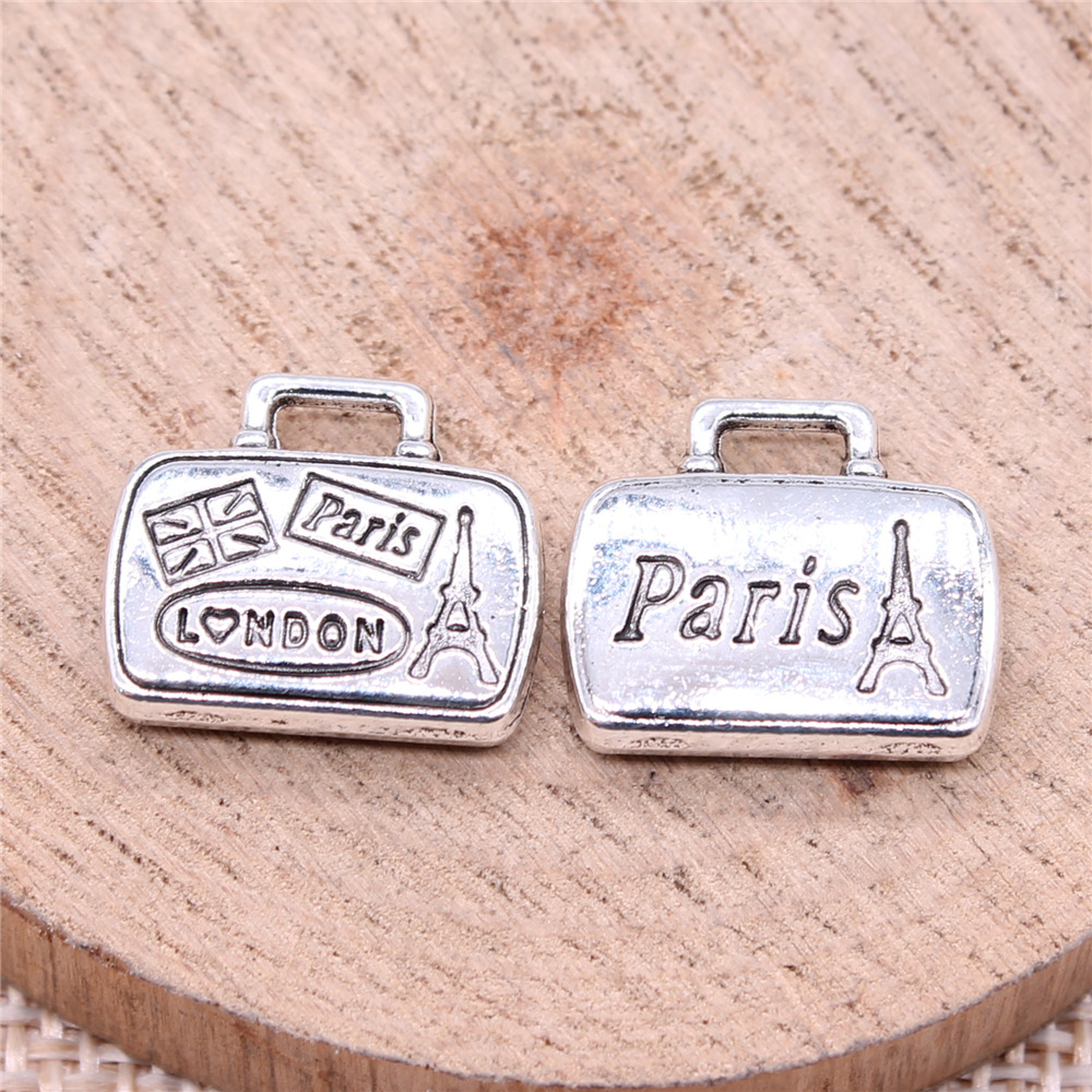 Vintage Fashion London - 10 Pezzi 16x14mm (0.63x0.55 pollici) Ciondoli