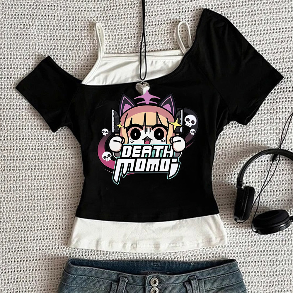Vintage Fashion Archive - Blue Archive crop top da ragazza