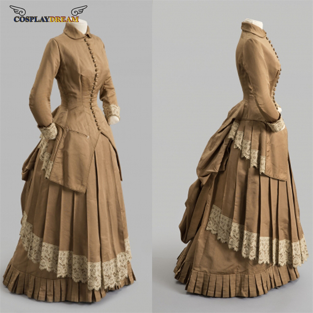 Vintage Victorian Fashion - Abito alla moda del XIX secolo