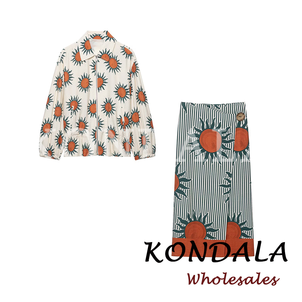 Vintage Fashion Jacket - KONDALA Set Elegante da Donna per