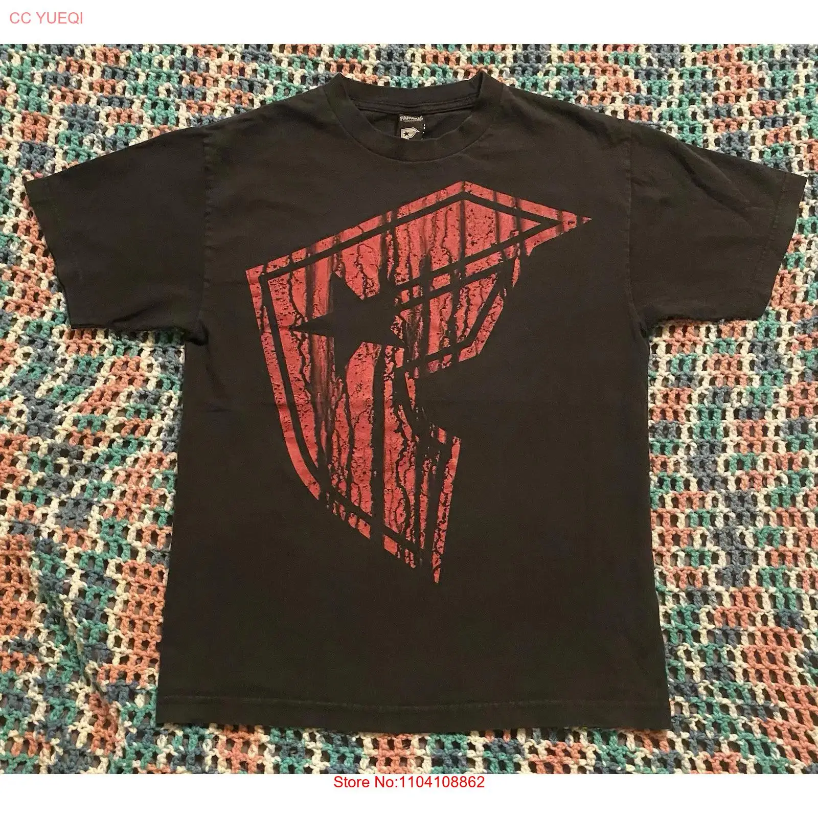 Vintage Fashion Logos - T-shirt vintage Y2K con logo Famous