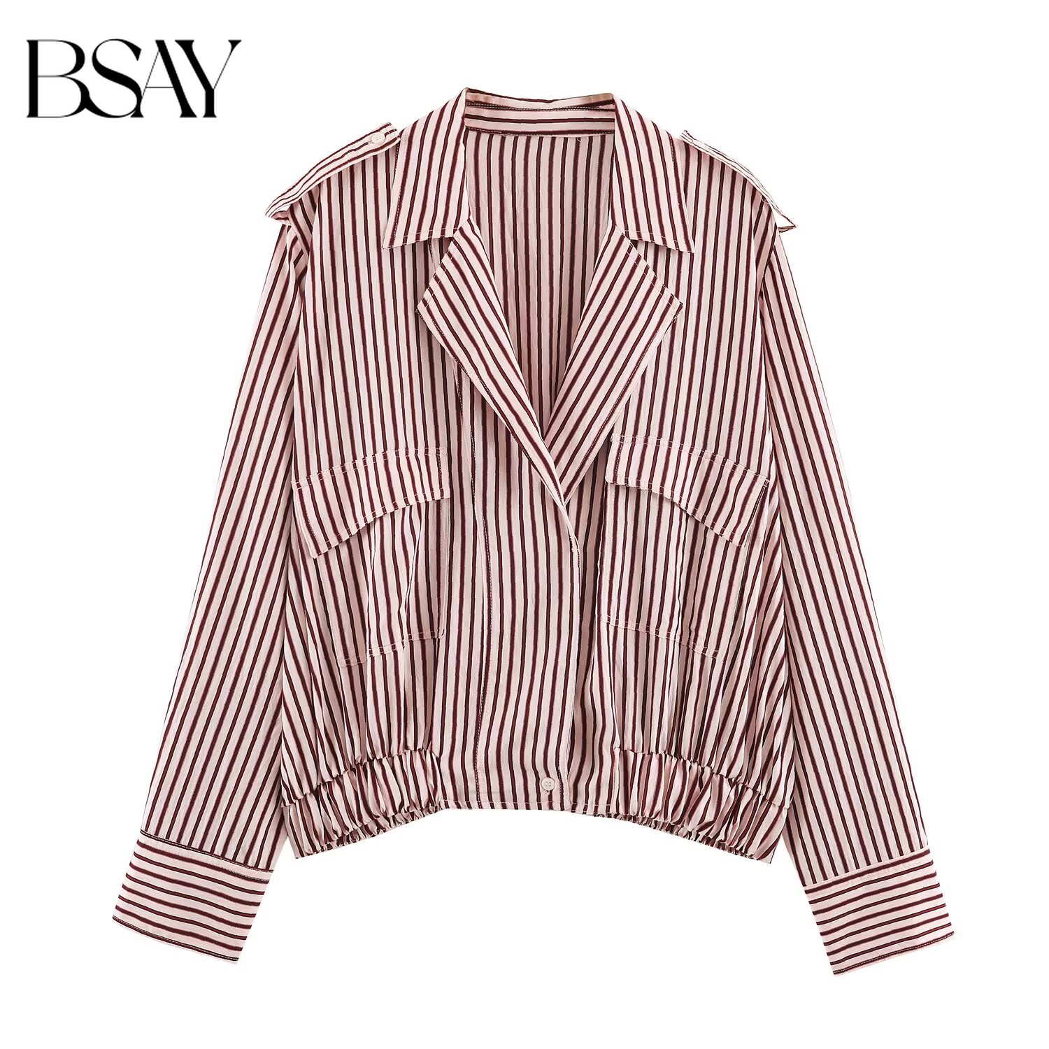 Vintage Fashion Jacket - BSAY 2026 Autunno Nuova Giacca Camicia