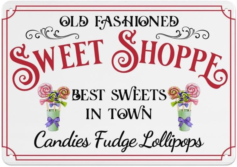 Vintage Fashion Shop - Insegna Vintage per Negozio di Dolciumi,