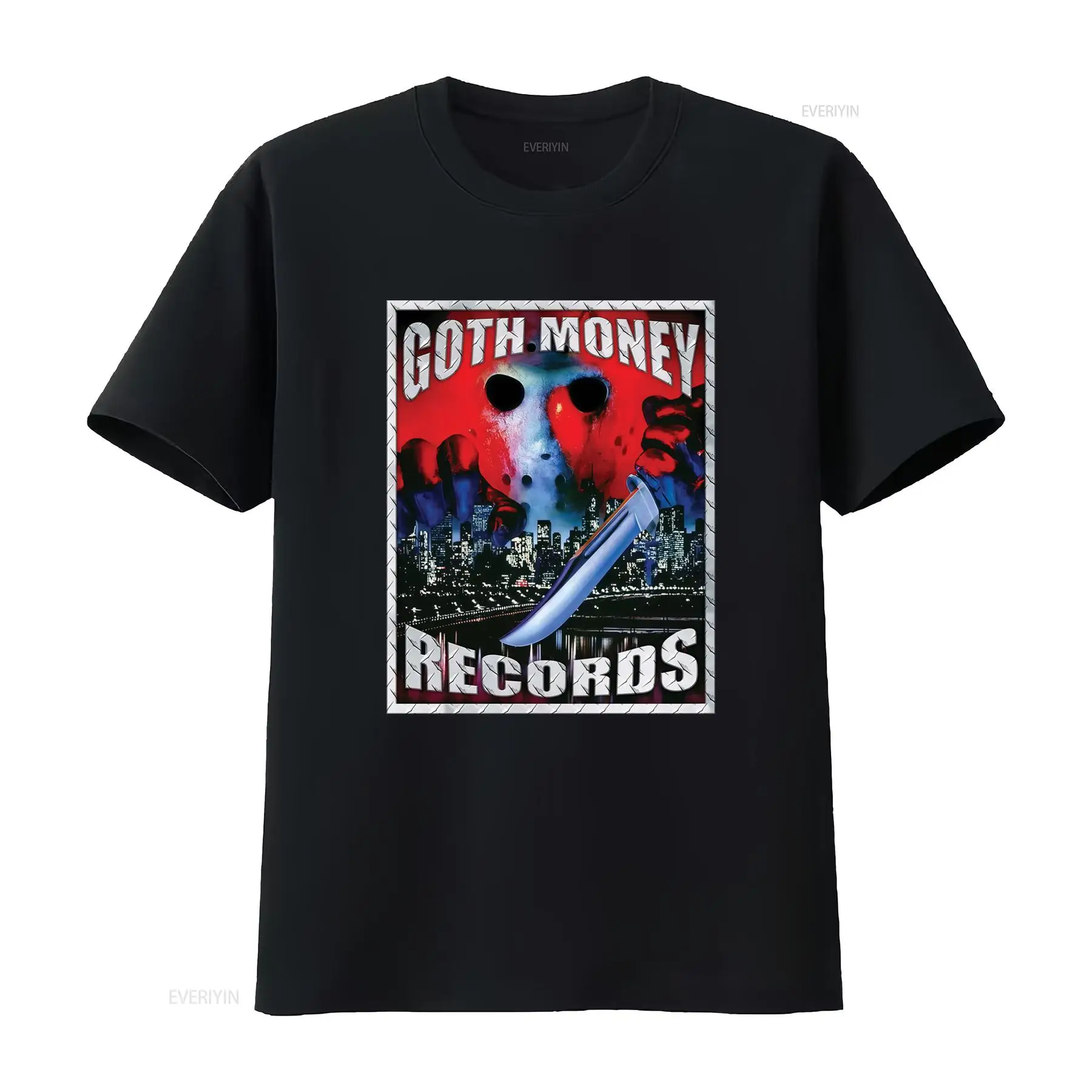 Vintage Fashion Logos - T-shirt Goth Money Records con logo