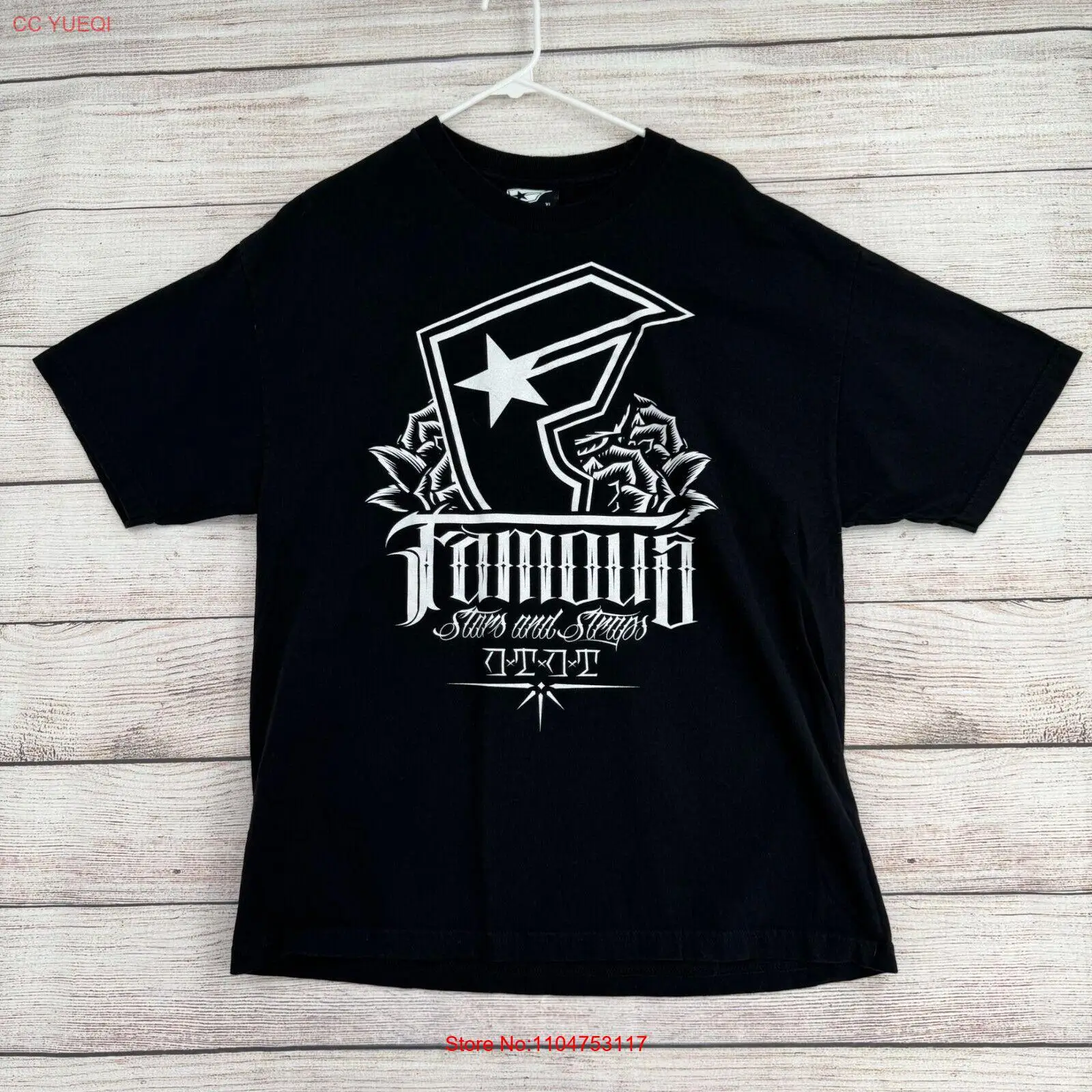 Vintage Fashion Logos - T-shirt vintage con logo delle stelle