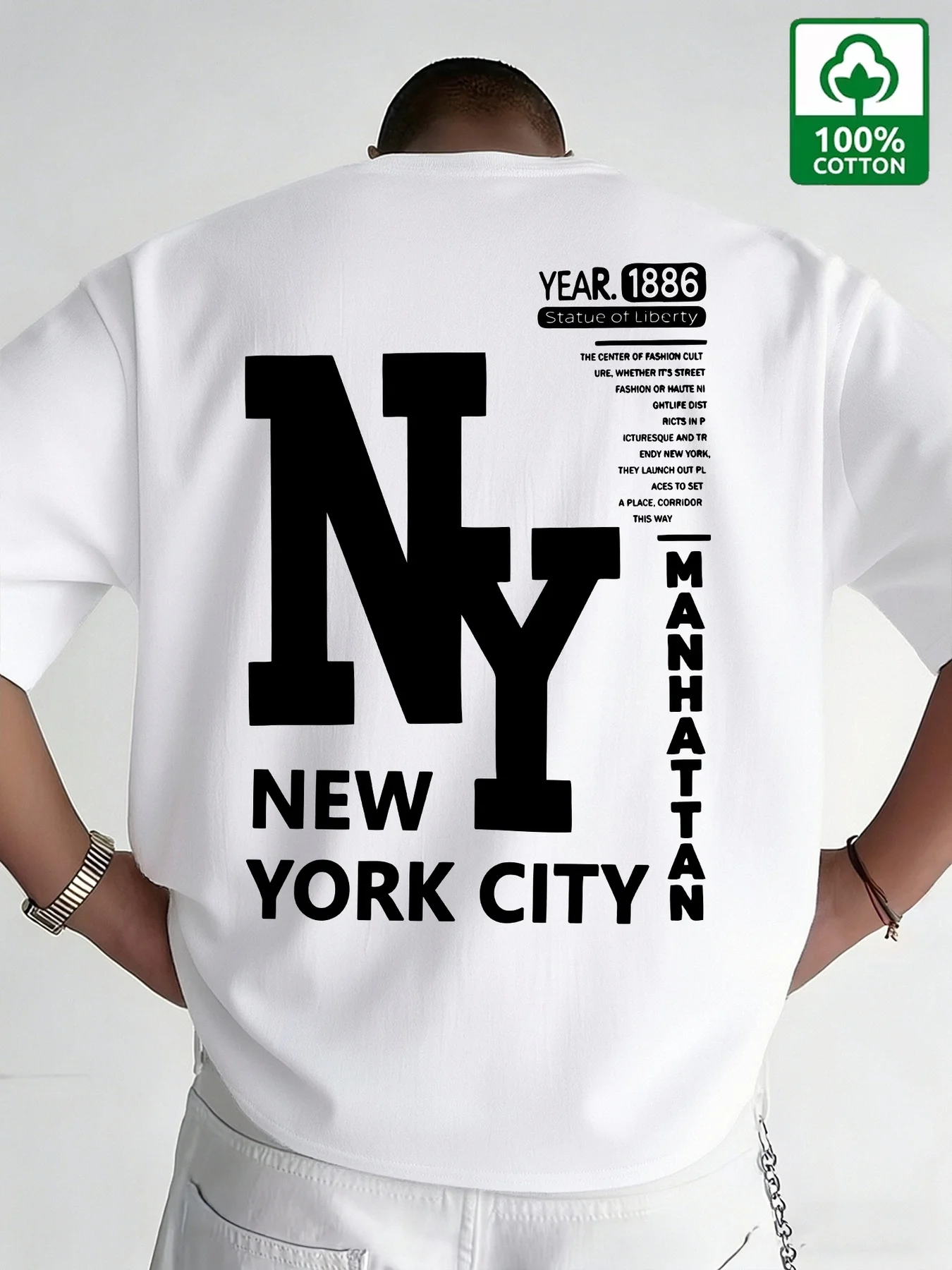 T-Shirt da Uomo NYC in Cotone  - Vintage Fashion York recensione e prezzo