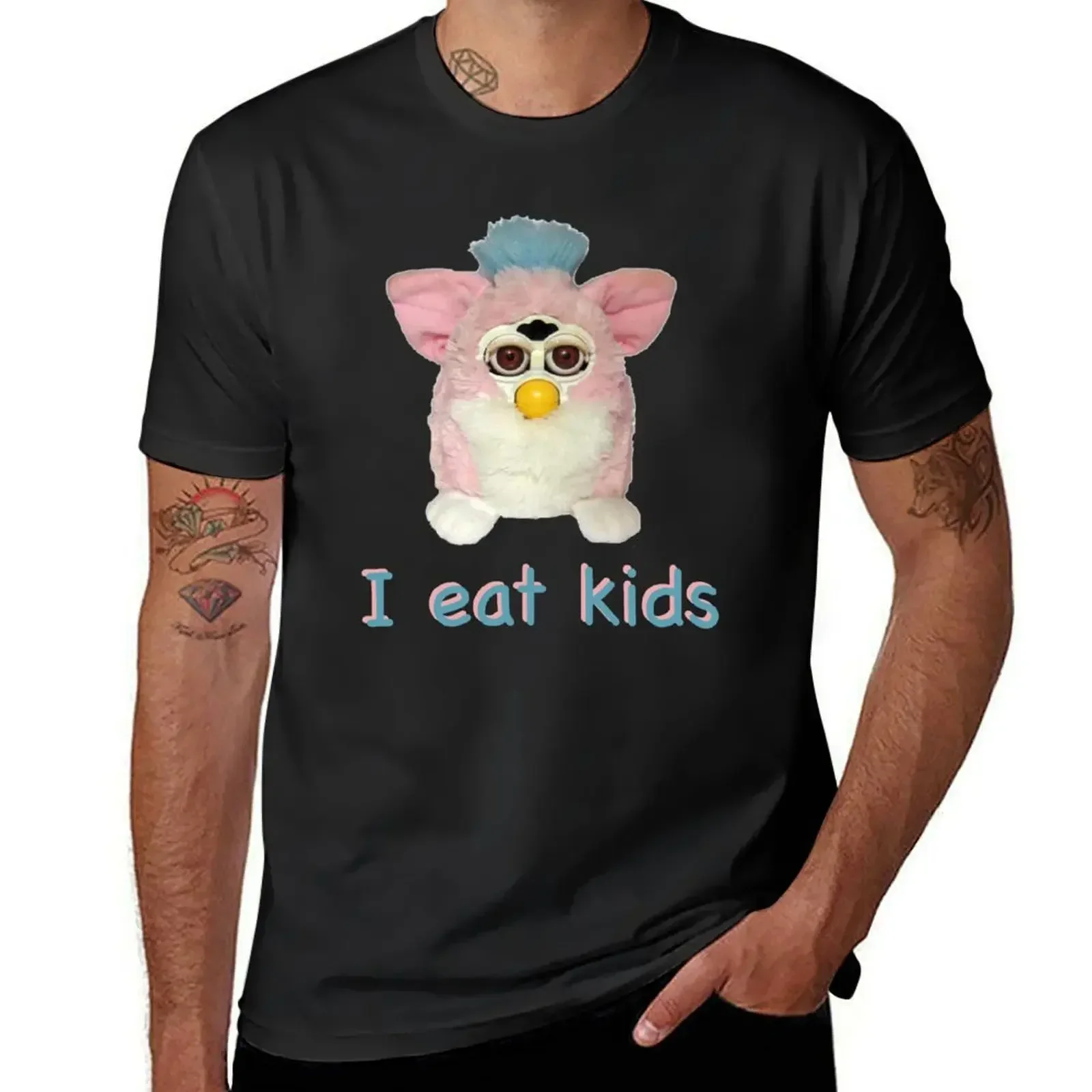 T-shirt con grafica Furby I ea - Vintage Fashion Archive recensione e prezzo