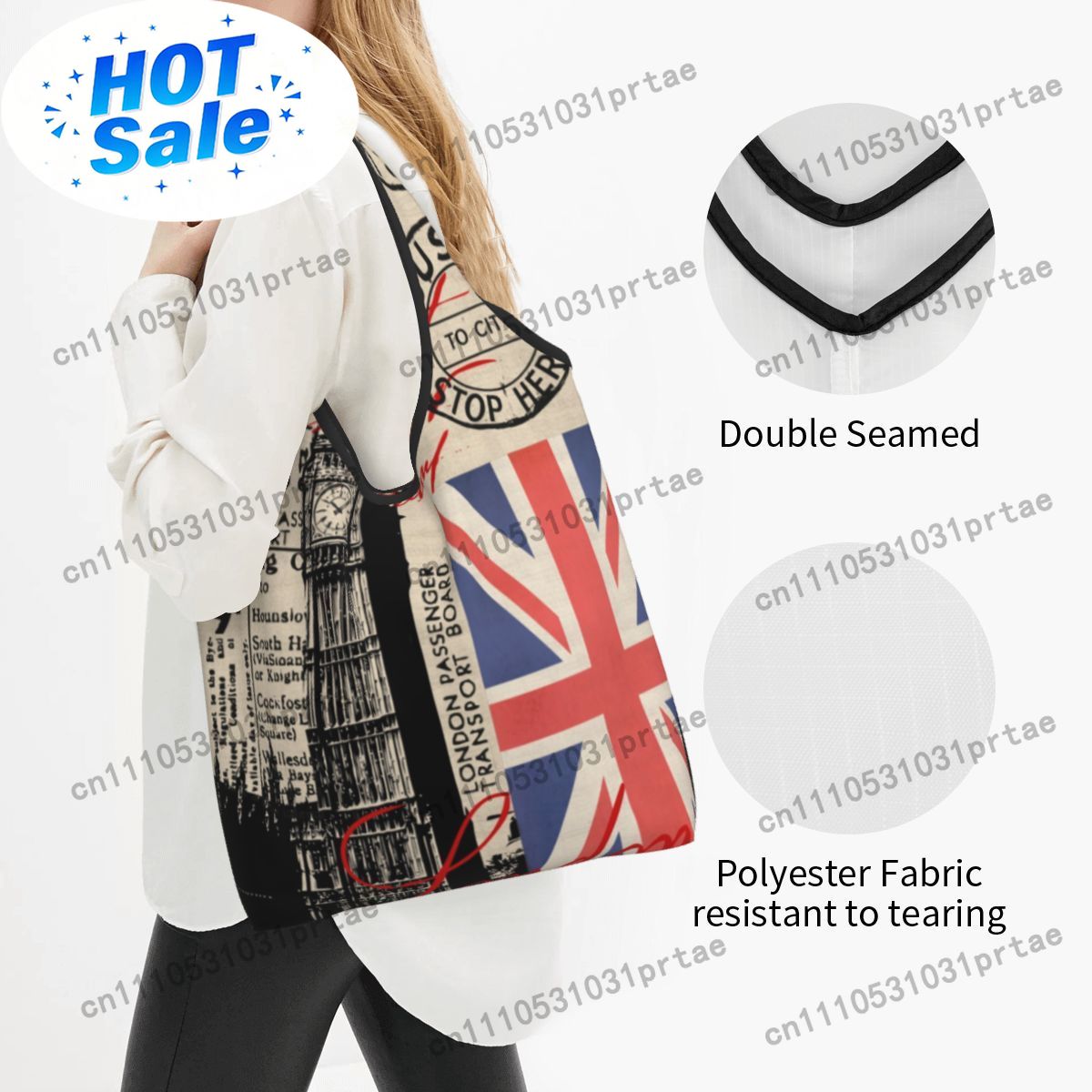 Borsa Shopping Personalizzata  - Vintage Fashion London recensione e prezzo