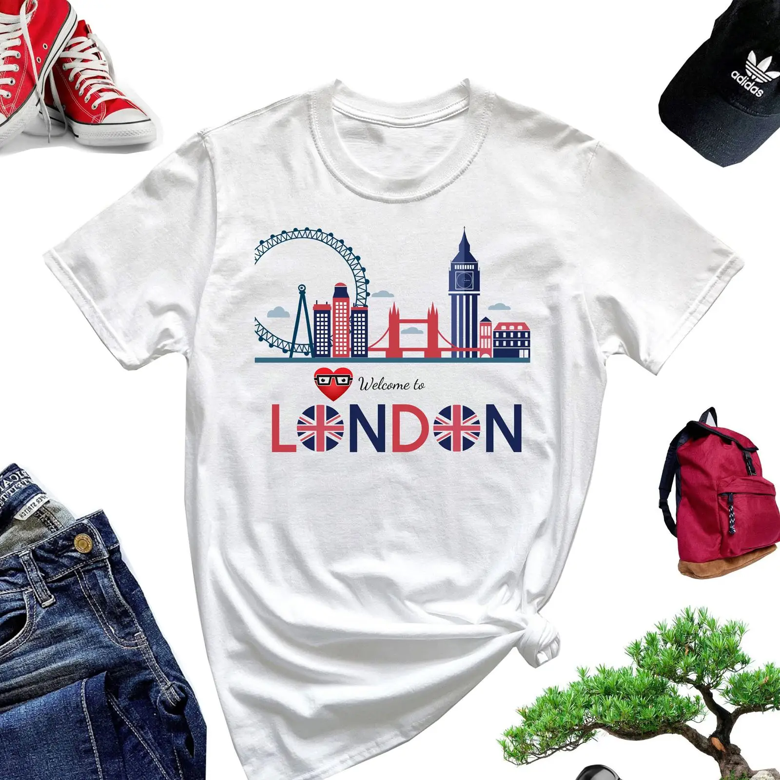 Maglietta Welcome to London, s - Vintage Fashion London recensione e prezzo