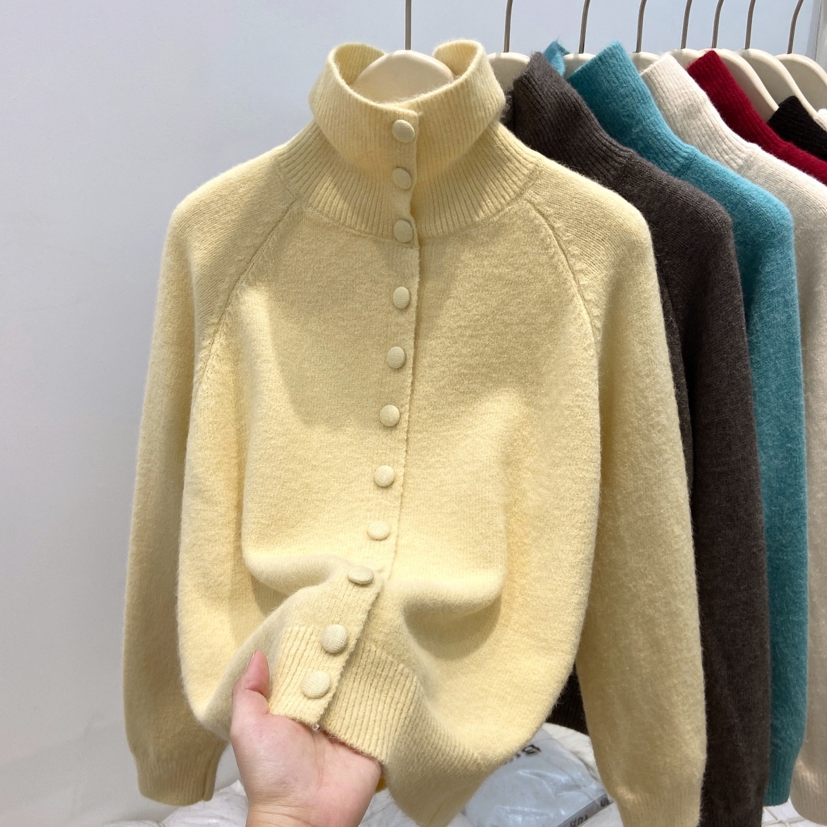 Nuovo Maglione in Maglia da Do - Turtleneck Knit 90S recensione e prezzo