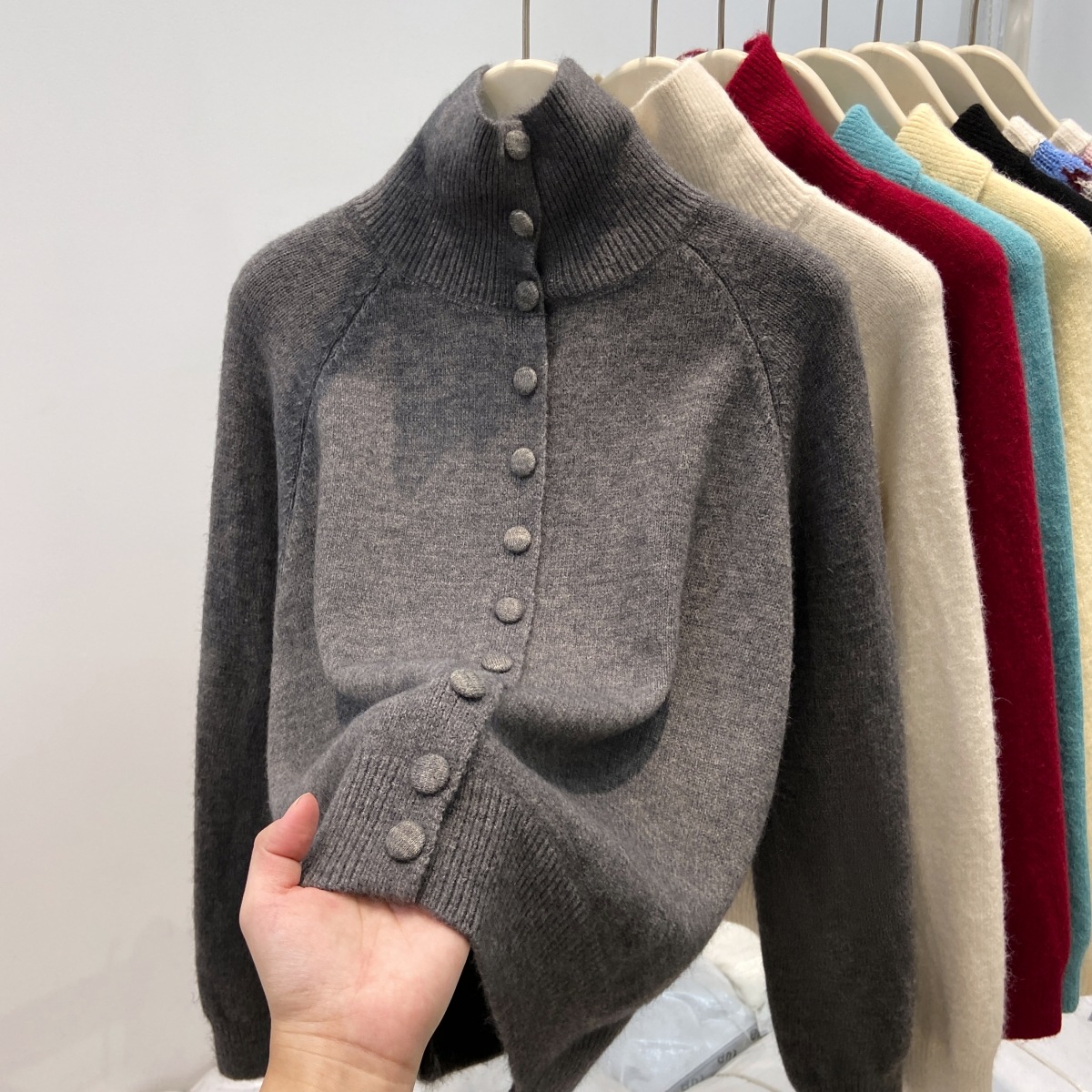 Nuovo Maglione in Maglia da Do - Turtleneck Knit 90S recensione e prezzo