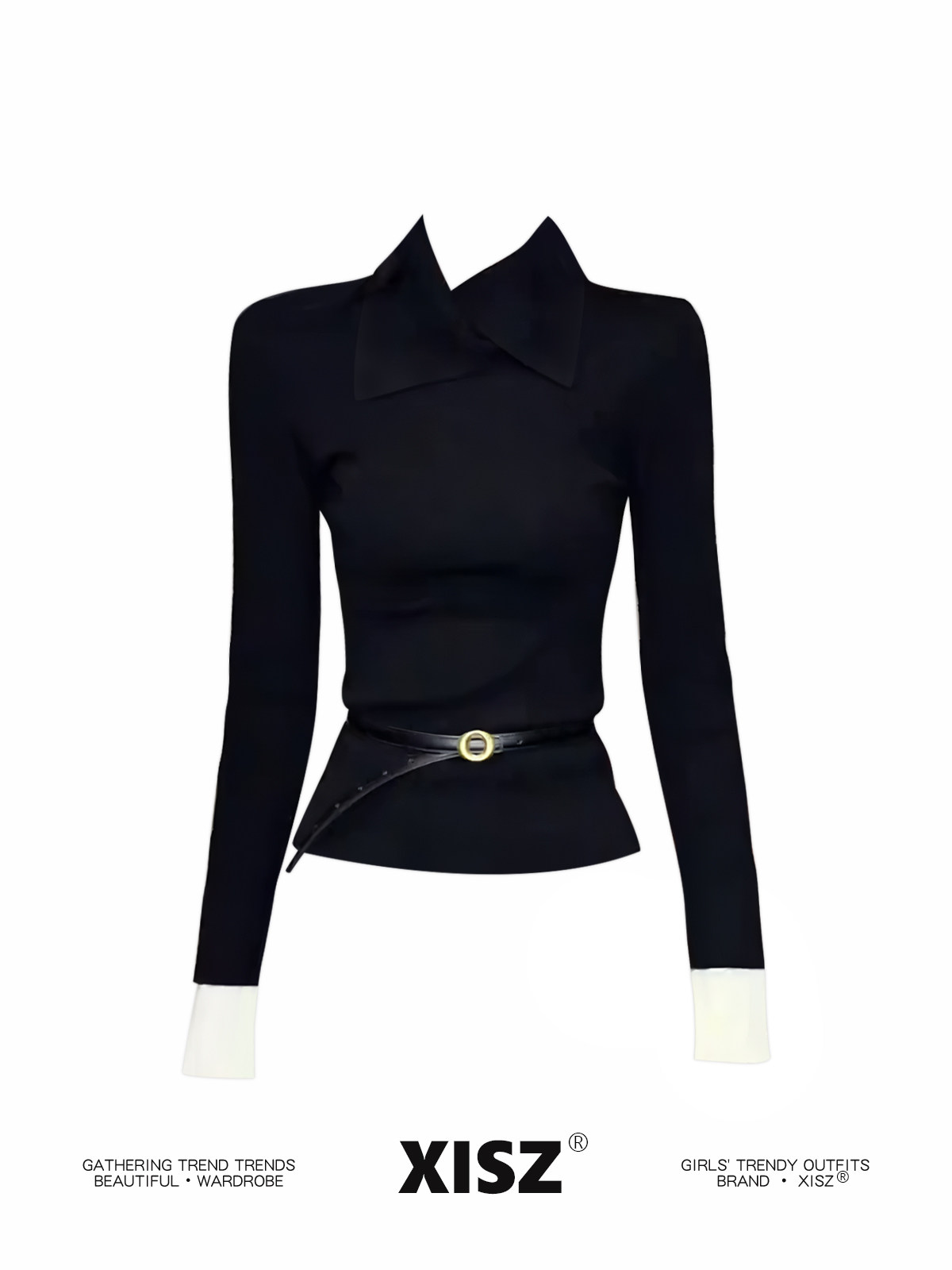 Maglietta Gotica Nera da Donna - Turtleneck Knit 90S recensione e prezzo