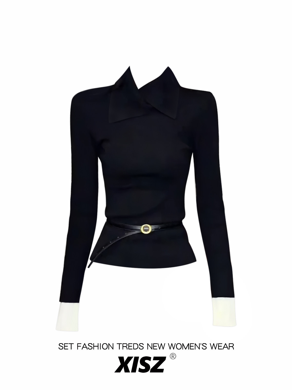 Maglietta Gotica Nera da Donna - Turtleneck Knit 90S recensione e prezzo