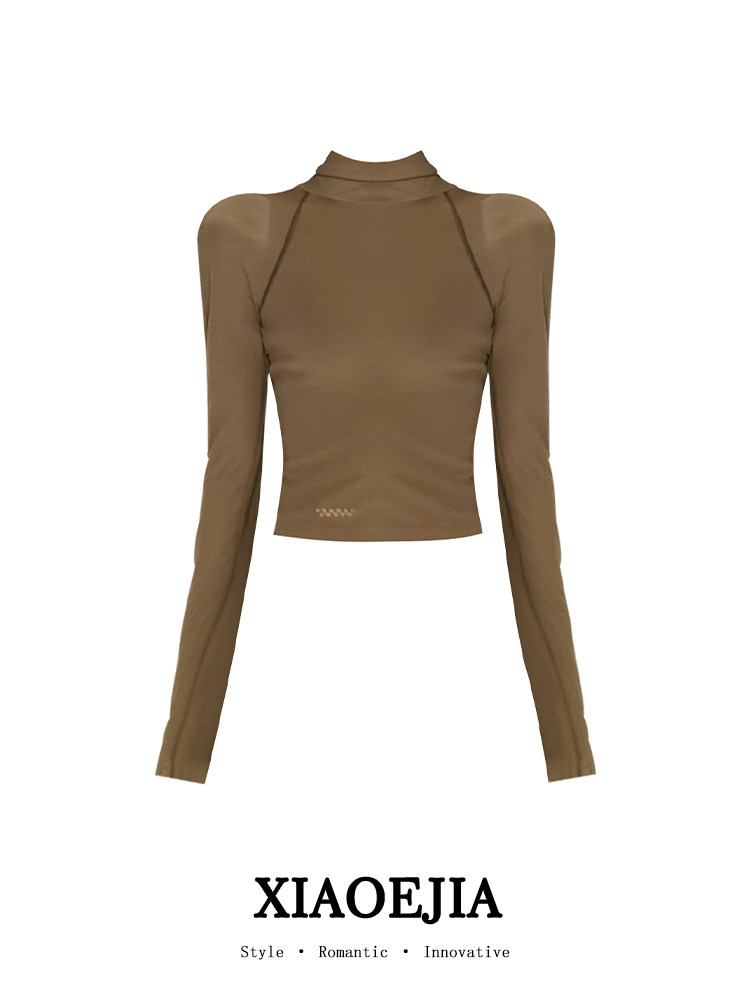 T-shirt Gotica Verde da Donna, - Turtleneck Knit 90S recensione e prezzo