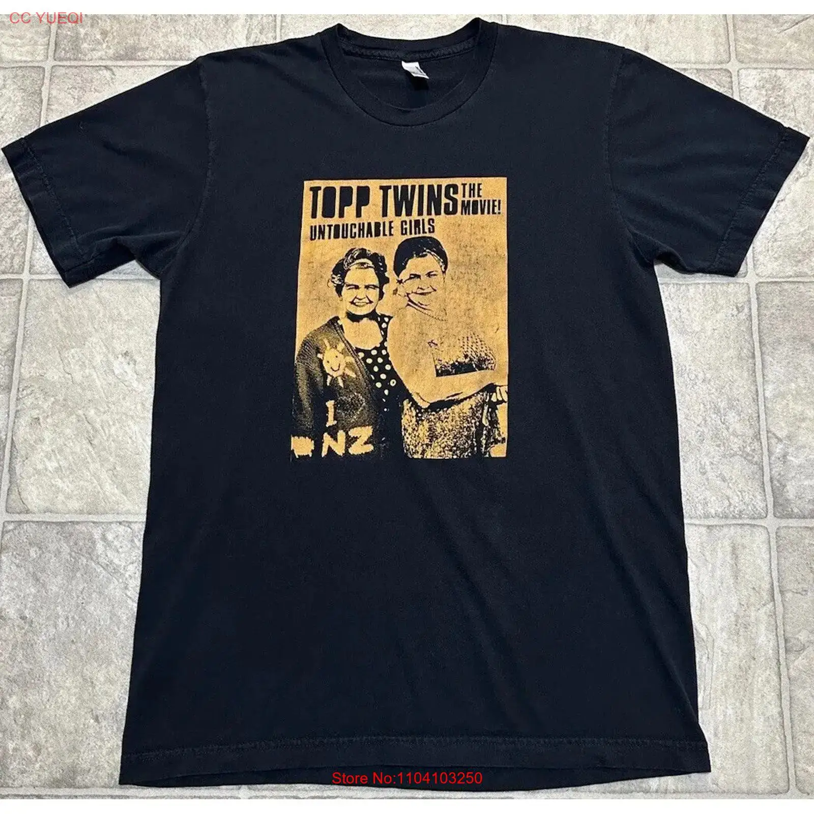 T-shirt del film Topp Twins, n - Vintage Fashion Nz recensione e prezzo