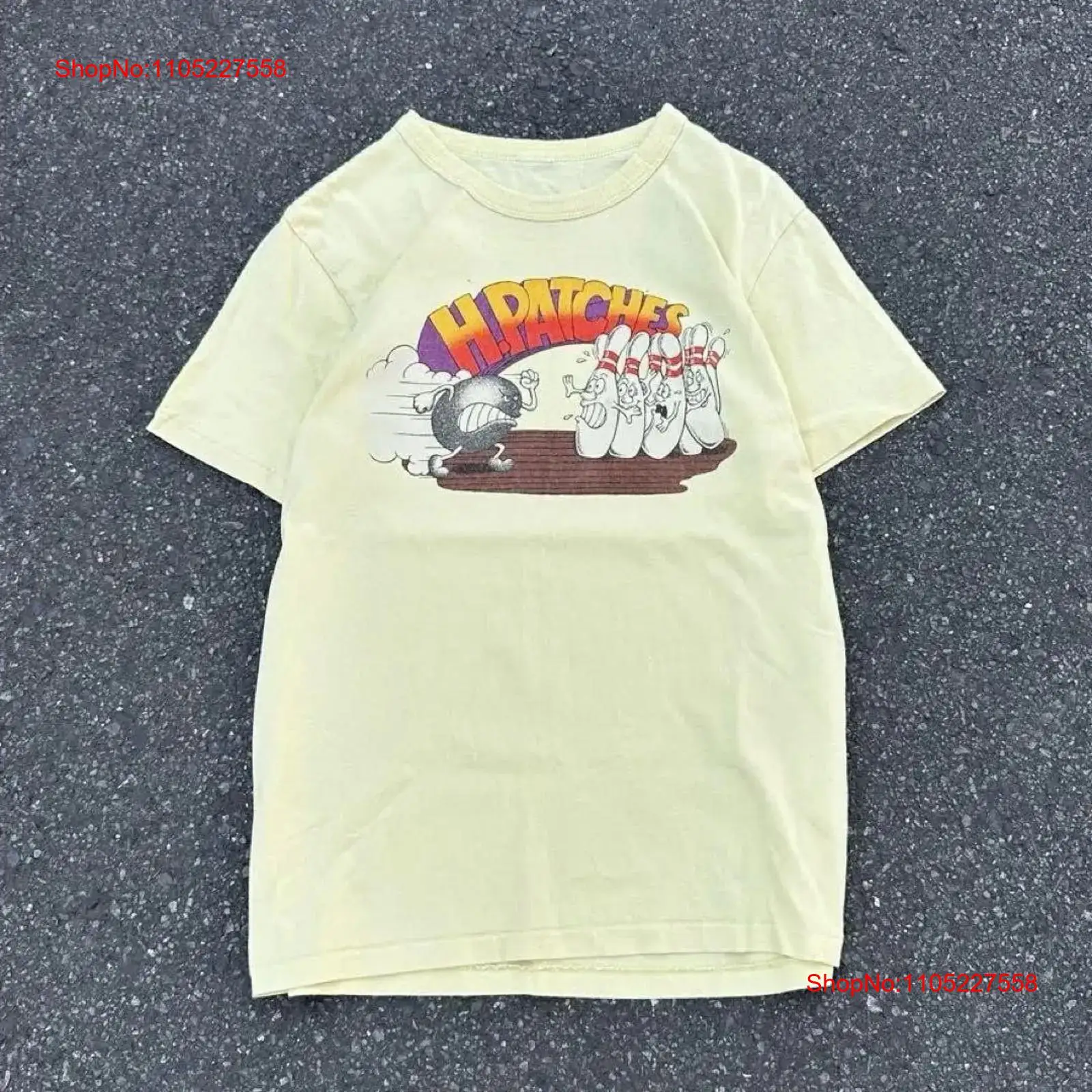 T-shirt anni '90 H PATCHES y2k - Vintage Fashion Archive recensione e prezzo