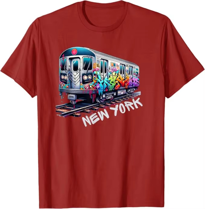 New York Train Graffiti Style  - Vintage Fashion York recensione e prezzo
